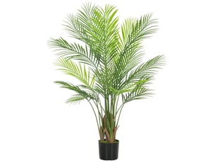 Palmier artificiel intérieur 120 cm en pot vert evryae