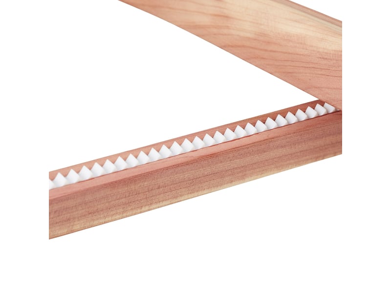  Lot de 16 cintres en bois pour costumes épaule large avec entretoise ergonomique dressing en bois de cèdre naturel 13_0015893  - Conforama E
