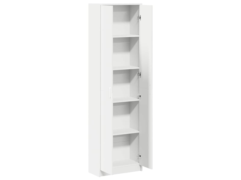  Armoire chambre, armoire de rangement blanc 55x25x189 cm bois d'ingénierie  - Conforama E