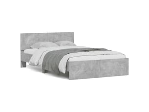 Lit 2 places 120x190cm    coloris gris