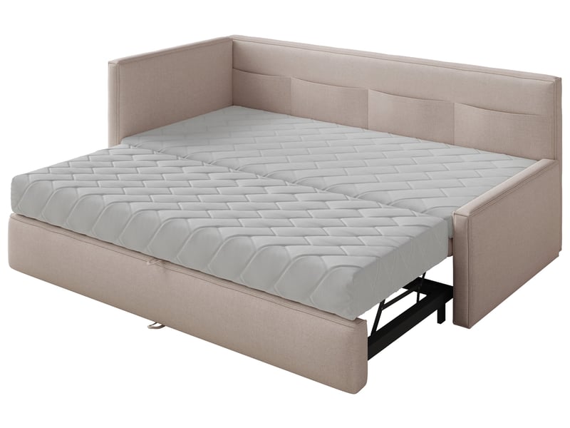  Selsey nesmi - lit rembourré - 90x200 cm - beige Nesmi - Conforama E