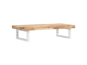 Étagère de vasque | étagère murale acier et bois massif d'acacia shl6685