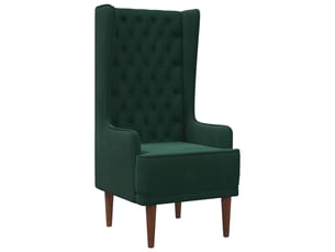 Fauteuil convertible VIDAXL  Velours vert