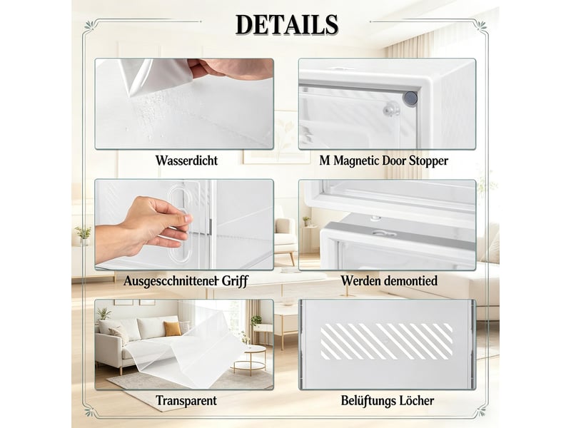  Boîtes à chaussures lot de 18 empilables - lpospi - ouverture frontale, plastique transparent blanc, 25 × 18,5 × 35,5 cm  - Conforama E