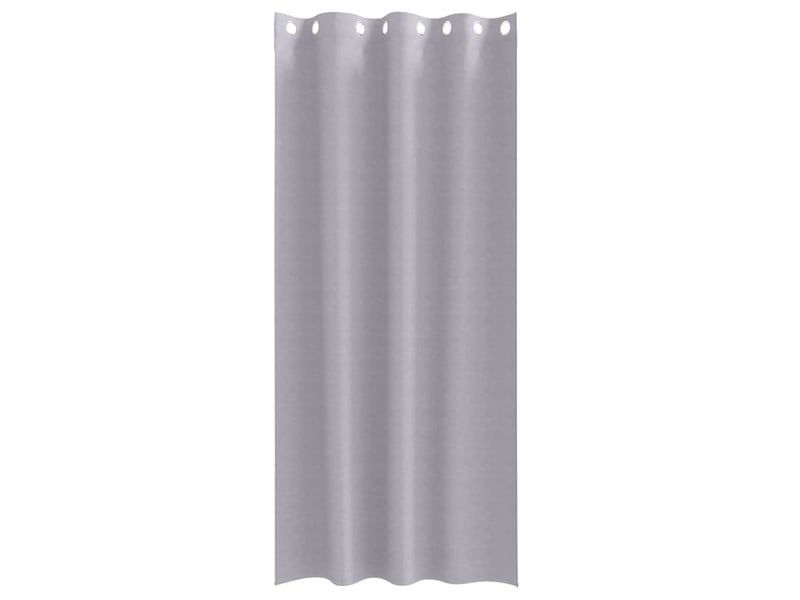  Lot de 2 rideaux occultants, rideaux black-out avec anneaux gris métal 225 x 140 cm cf44652  - Conforama D