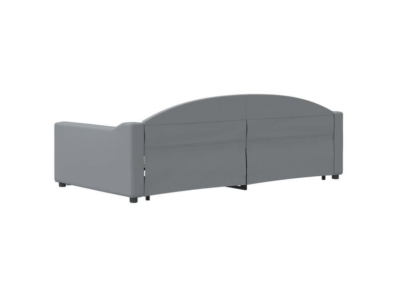  Lit adulte, lit simple, lit de jour avec gigogne et tiroirs sans matelas 100x200cm cf18225  - Conforama E
