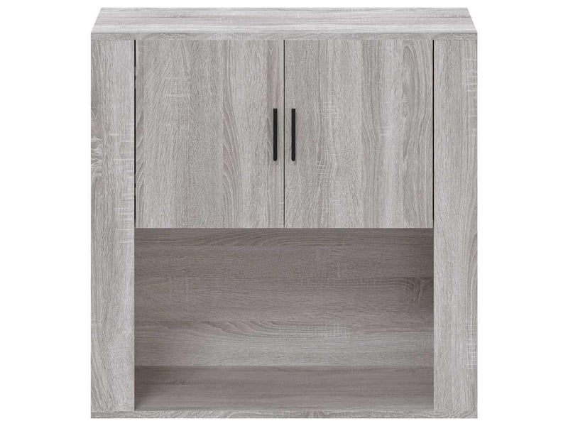  Armoire murale, meuble de rangement sonoma gris 80x33x80 cm bois d'ingénierie shl46440  - Conforama C