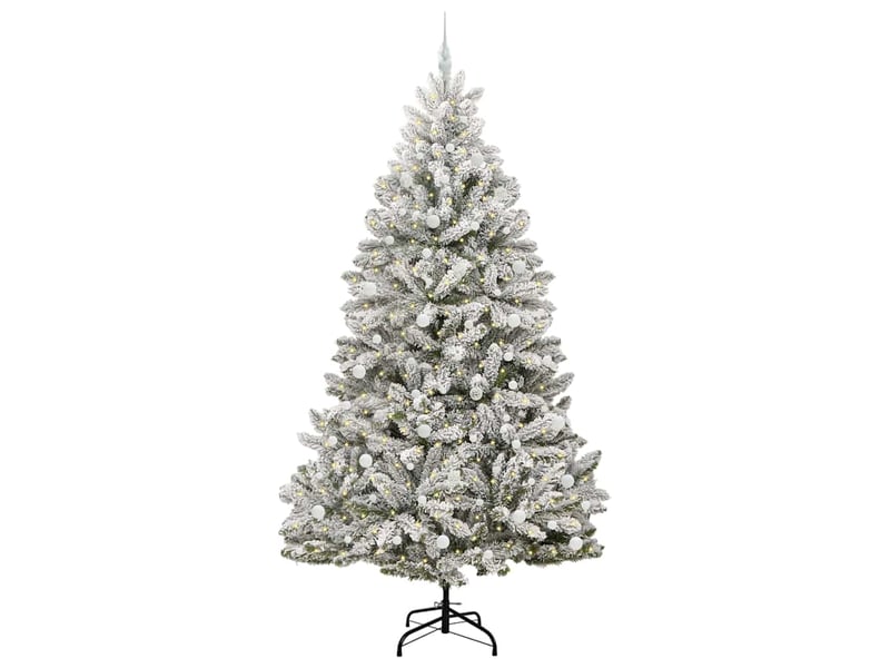  Sapin de noël, arbre de noël artificiel 240 cm 300 led blanc chaud shl4393  - Conforama C