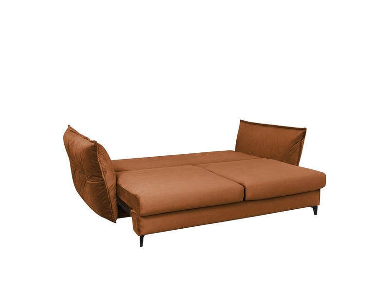  Canapé convertible verduro en velours terracota - 3 places 3CA55.PI.3D.C.21 - Conforama E