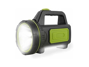 Lampe torche led puissante usb 300 lumens 1800 mah avec lumière latérale lampe de poche etanche haute puissance et réflecteur portable ip65