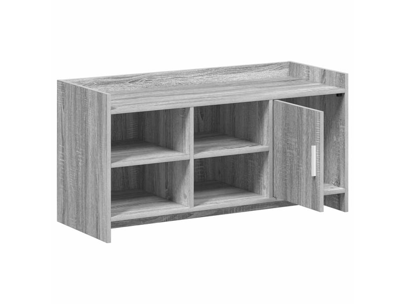  Meuble à chaussure, cabinet à chaussures avec porte sonoma gris 100x39,5x51 cm  - Conforama D