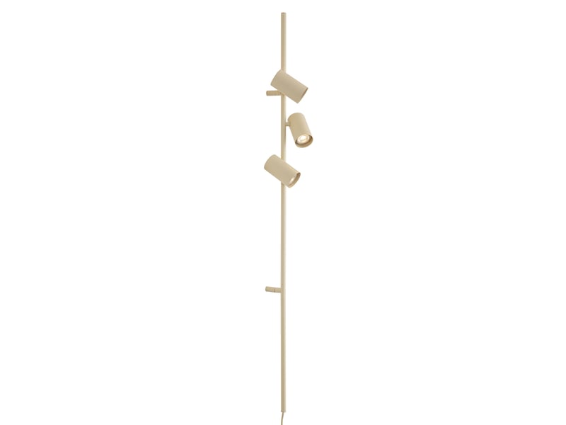  Applique murale moderne beige 3 lumières - jeana luxe  - Conforama E