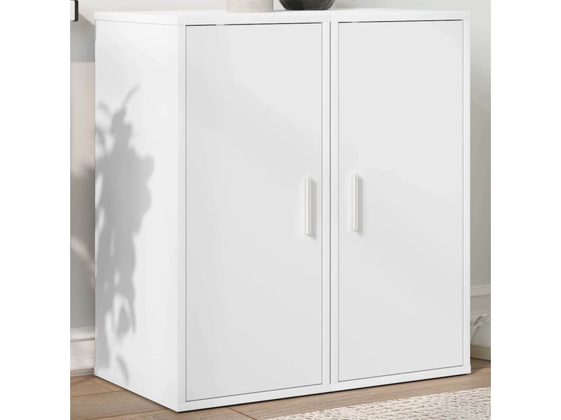  Armoires à chaussures 2 pcs, meuble à chaussures blanc 32x35x70 cm aggloméré  - Conforama C