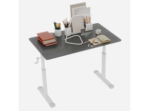 Bureau enfant   100 cm coloris gris