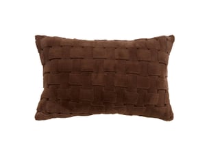 Coussin nalia rectangulaire 50x80cm marron
