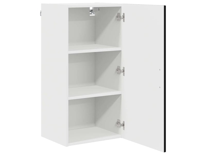  Meuble mural de cuisine | armoire de cuisine noir 40x31x80cm shl4197  - Conforama E