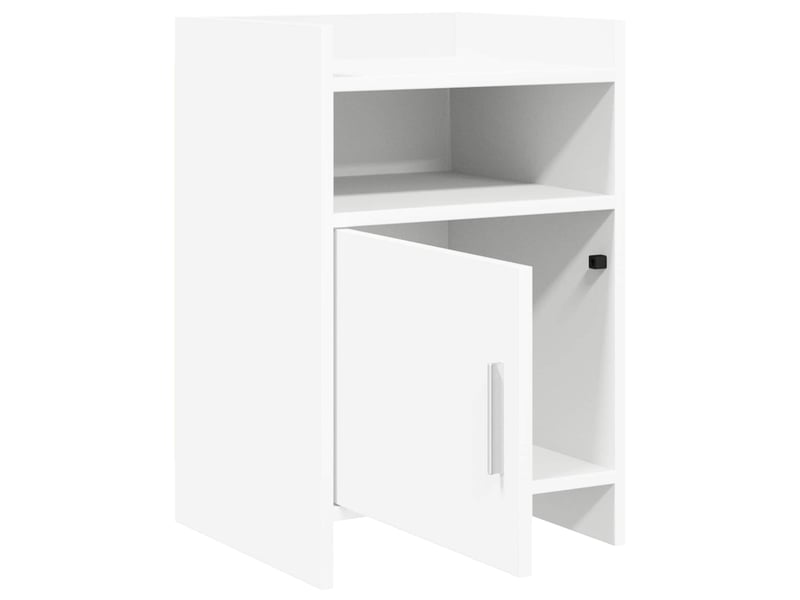  Tables de chevet - cabinet de chevet - table de nuit 2 pc blanc 40 x 36 x 60 cm bois d'ingénierie  - Conforama B