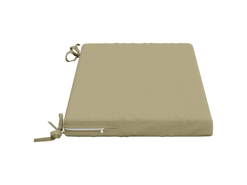Coussin de banc, coussin d'assise, coussin de canapé soest 100 % polyester vert clair 80 x 40 x 5 cm cf53710 - Conforama D