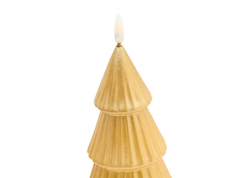  Bge led sapin h20cm dore  - Conforama C