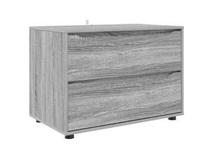 Commode 1 tiroir(s)    <strong></strong> <strong></strong> coloris gris largeur 80 cm