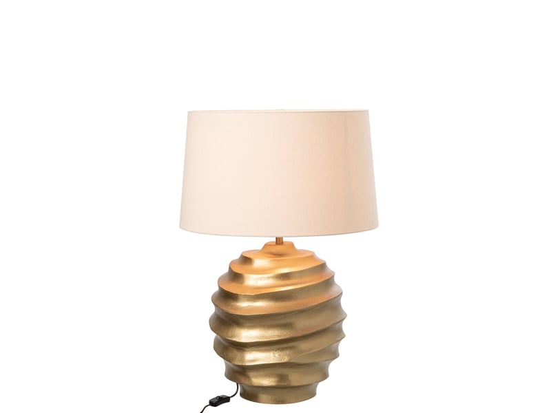  Lampe à poser design thibaut 43cm doré  - Conforama B