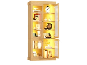 Vitrine coloris naturel <strong>WISHDOR</strong> <strong></strong> - 80 cmx180 cm