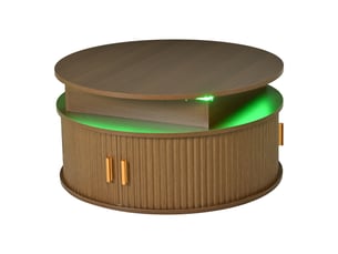 Table basse  coloris bois foncé <strong></strong> <strong></strong>