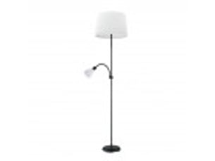 Lampadaire fabrilamp rilon e14 coloris noir 175,5 x 40 x 40 cm
