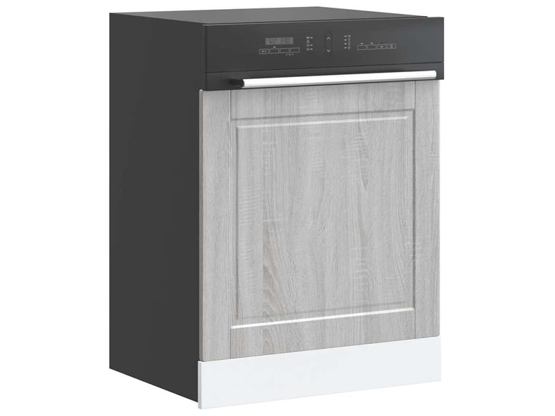  Panneau de lave-vaisselle sonoma gris 60x1,5x57cm  - Conforama B