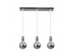 Fabrilamp gala, lampe, moderne, 3 x e27, chromé, 32-113 x 64 x 12.5 cm