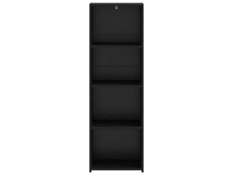  Haut armoire, armoire de rangement chêne noir 40x41x124 cm bois d'ingénierie  - Conforama D