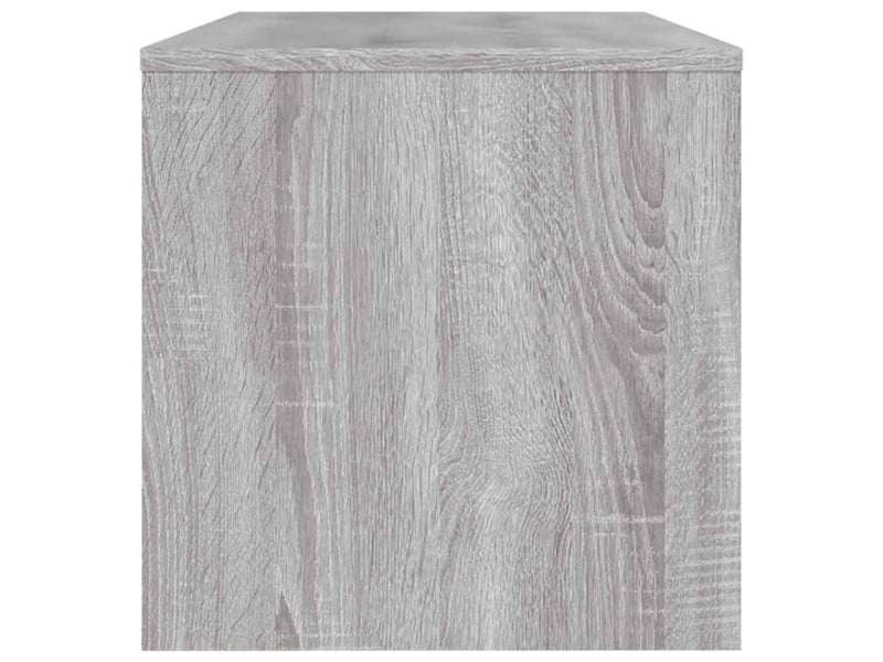  Meuble tv - banc tv - meuble de rangement sonoma gris 120x34x37 cm bois d'ingénierie  - Conforama E