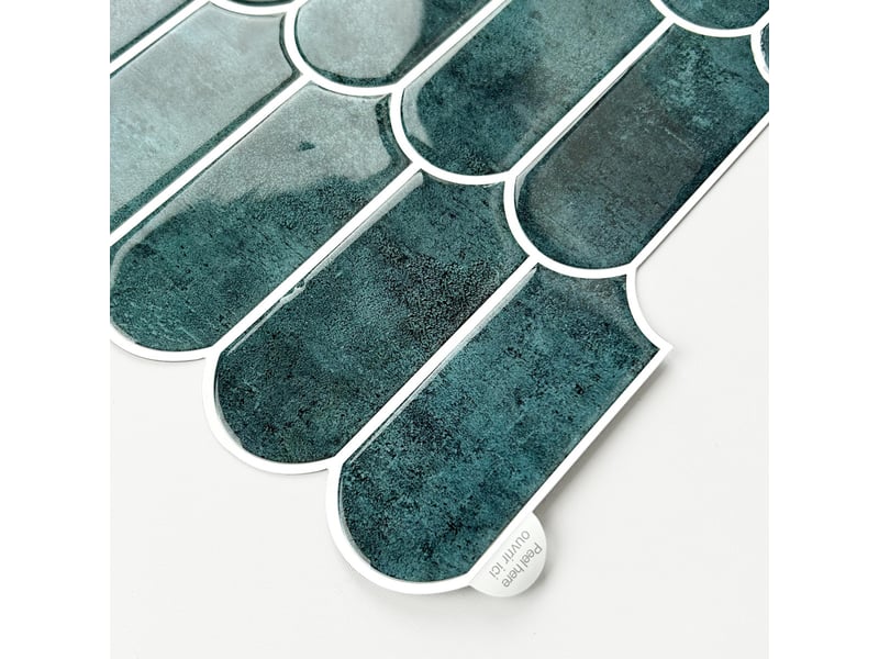  Sticker adhésif carrelage voûte 25x30cm émeraude  - Conforama B