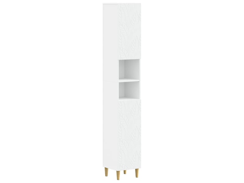 Colonne de salle de bain avec étagère ouverte delft blanc - Conforama A