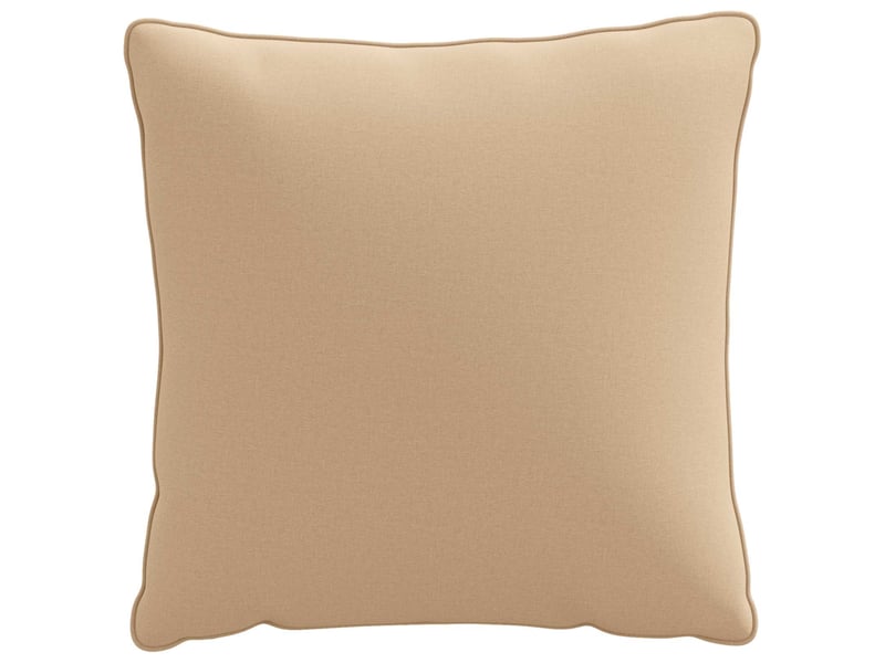 Lot de 4 coussins de dos, coussins de dossier putten 100 % polyester sable cf59439 - Conforama D