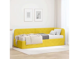 Lit simple 80x200 cm    coloris jaune