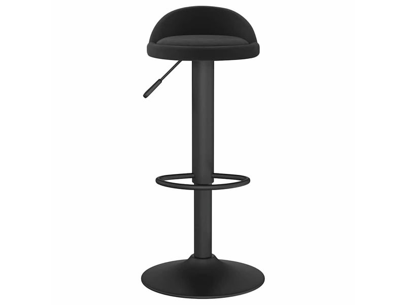  Tabouret de bar, chaise de bar noir velours shl60361  - Conforama C