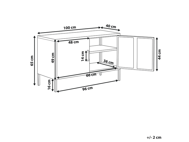 Meuble de rangement uria métal vert menthe  - Conforama C