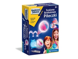 Coffret scientifique clementoni 50702 science  and  jeu - balles rebondissantes à paillettes