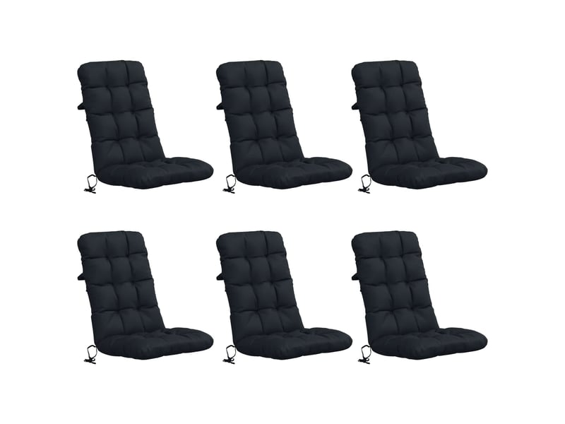  Lot de 6 coussins de chaise à dossier haut vianen cf59388  - Conforama A