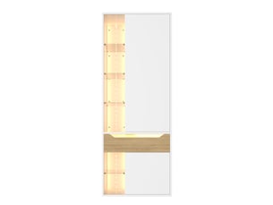 Armoire 2 porte(s) battante  1 tiroir(s) <strong>BGSRYAO</strong> <strong></strong> coloris bicolore largeur 75 cm