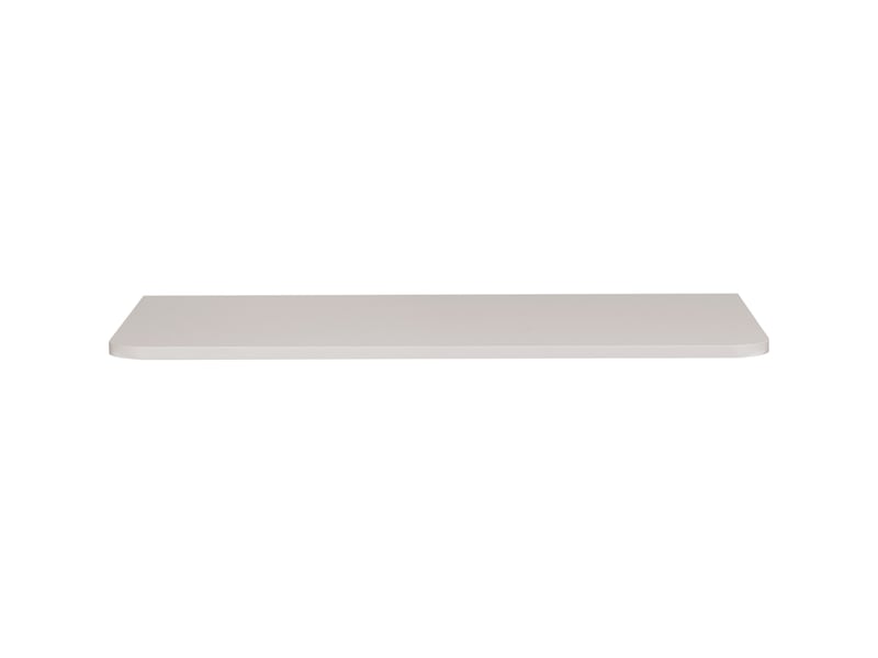  Plan de travail linea 80 cm cachemire mat pour meuble de salle de bain avec angles arrondis  - Conforama D