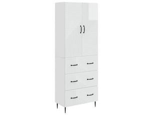 Armoire     <strong></strong> <strong></strong> coloris blanc largeur 66 cm