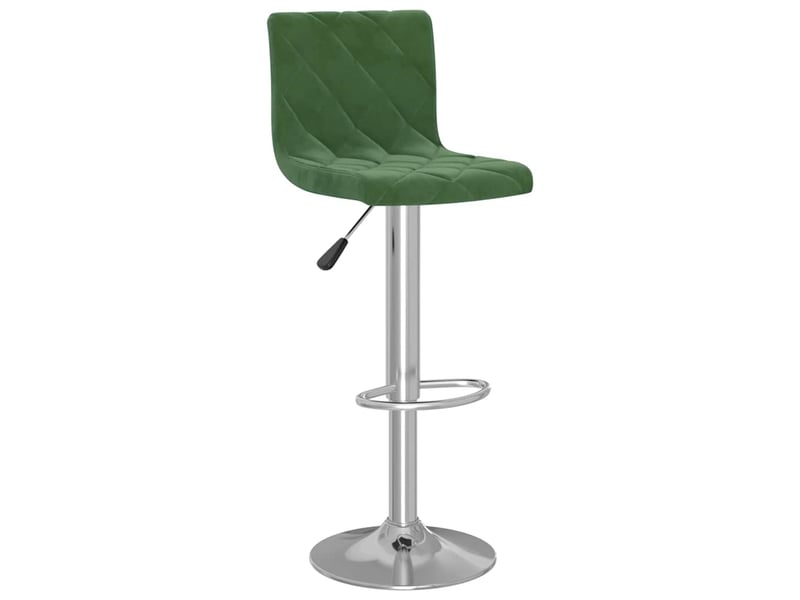  Lot de 2 tabouret de bar, chaise de bar vert foncé velours shl28771  - Conforama C