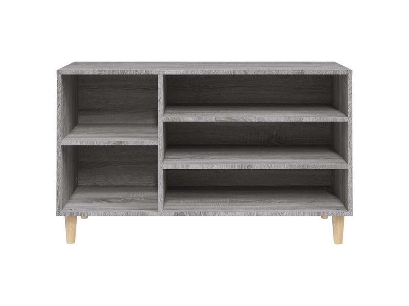  Armoire à chaussures sonoma gris 102x36x60 cm bois d'ingénierie shl4963  - Conforama E