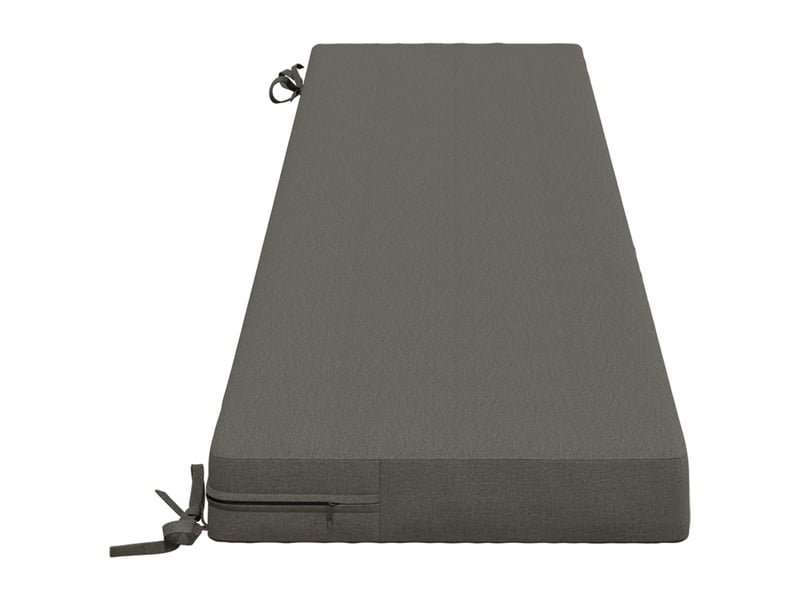 Coussin de banc, coussin d'assise, coussin de canapé soest 100 % polyester gris 170 x 40 x 8 cm cf53290 - Conforama D