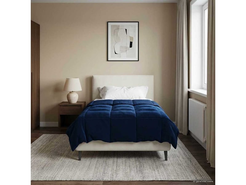 Couette - duvet d'été 135 x 220 cm été microfibre (100% polyester) - Conforama D