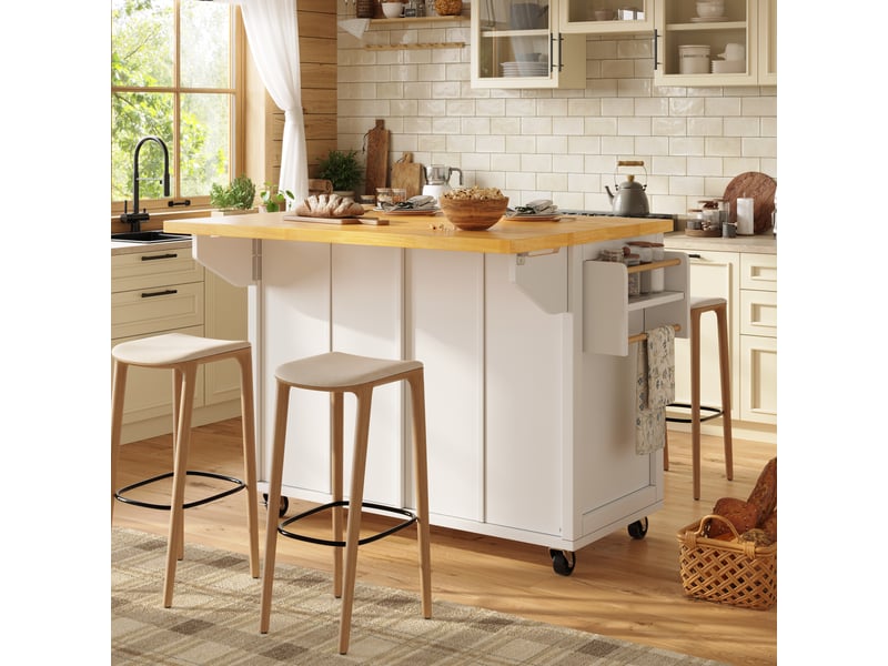  Desserte 4 portes 2 tiroirs coloris blanc mdf desserte blanc - Conforama E
