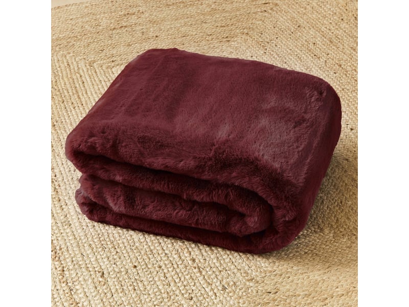  Plaid fausse fourrure 150x200 cm  - Conforama E