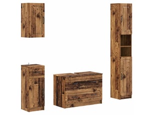 Ensemble de 4 pièces d'armoires de salle de bain utrecht cf63272